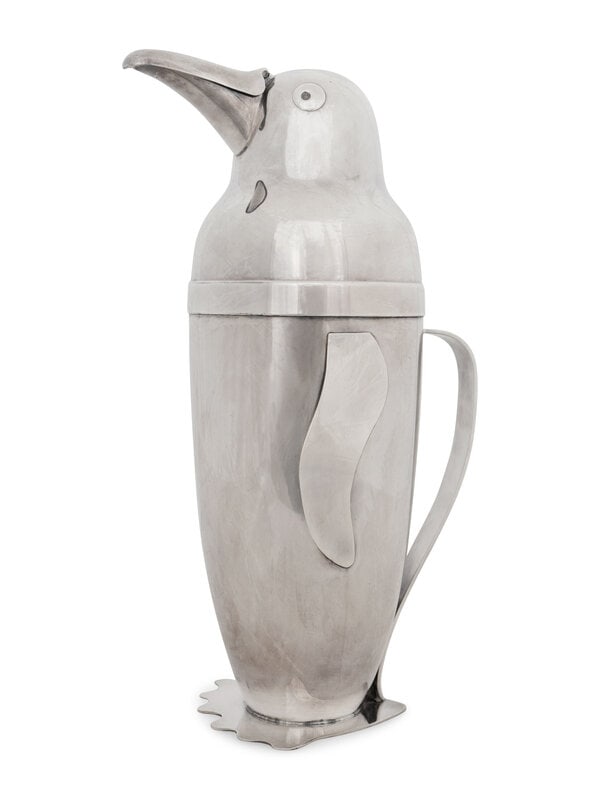 A Napier Penguin Silver-Plate Cocktail Shaker (1 of 3)