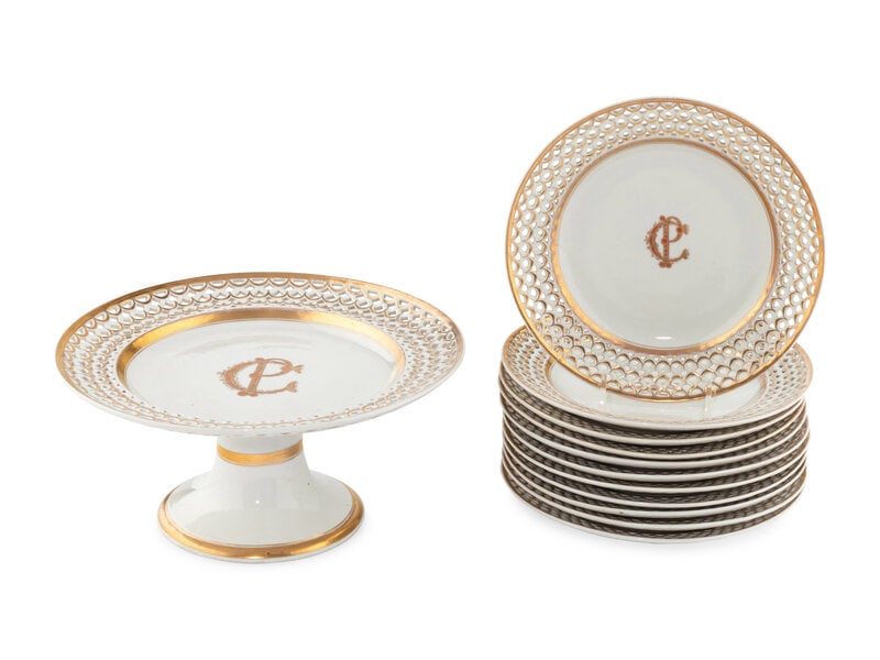 A Herend Porcelain Dessert Service (1 of 4)
