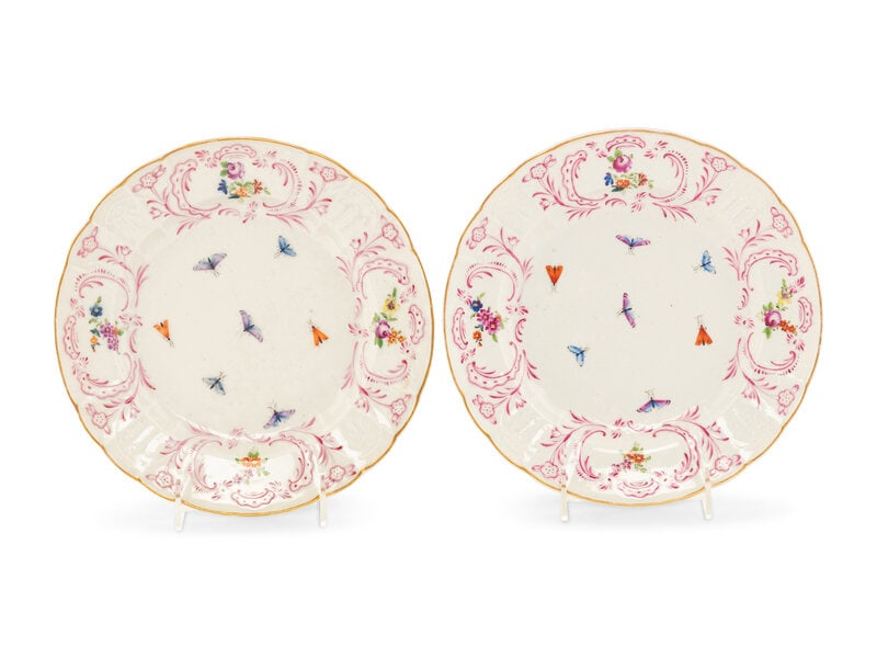 A Pair of Herend Porcelain Dessert Plates (1 of 3)