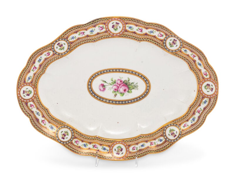 A Sèvres Style Herend Porcelain Serving Platter (1 of 3)