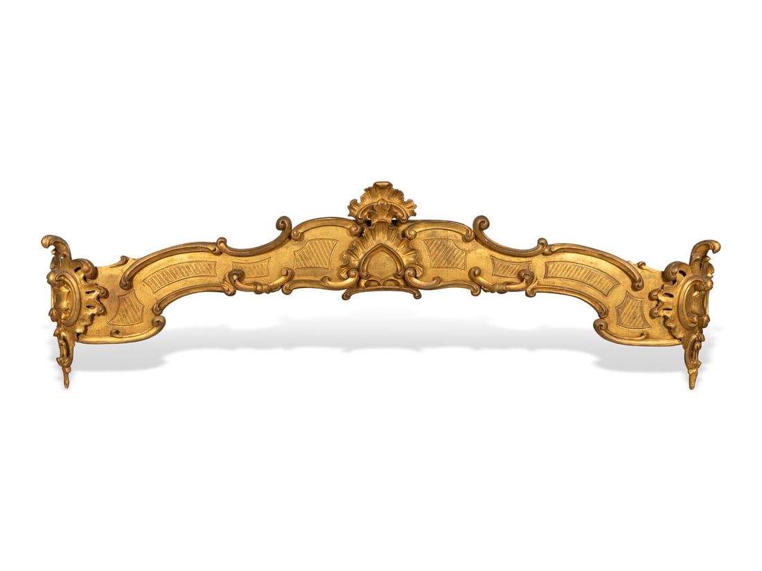 A Large Louis XV Style Carved Giltwood Baldachin (1 of 3)