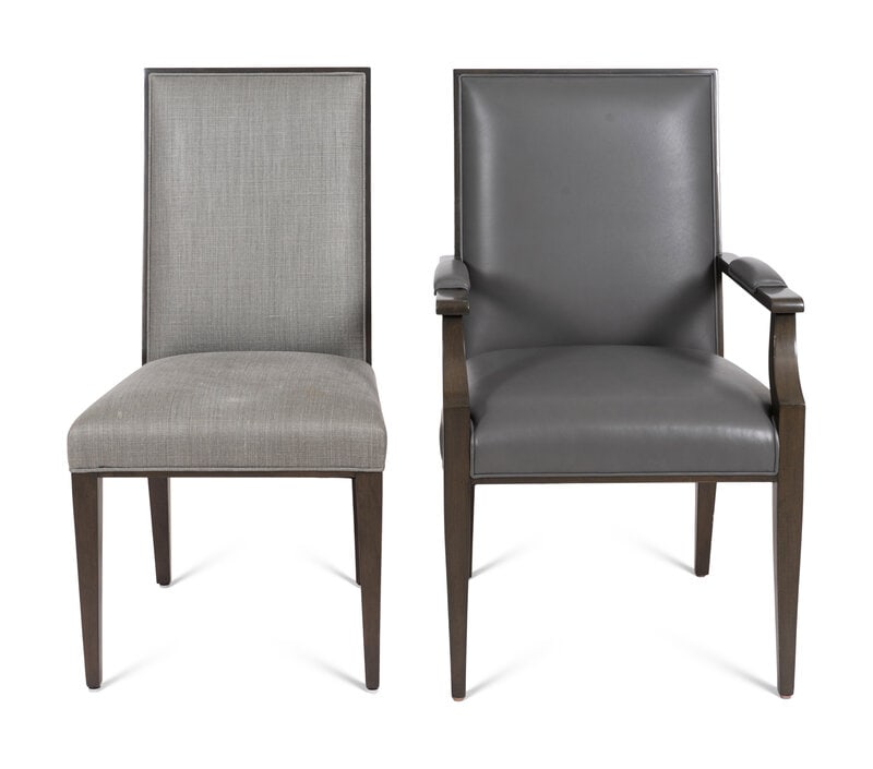 A Set of Ten Artistic Frame Chantiers Dining Chairs  (1 of 2)