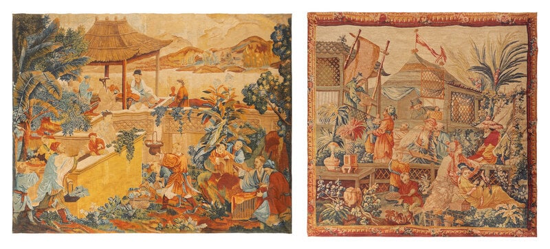 A Pair of French Tapestry Panels (1 of 5)