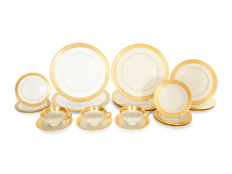 An Assembled Wedgwood Ascot and Lenox Westchester Porcelain Dinner Service (1 of 3)