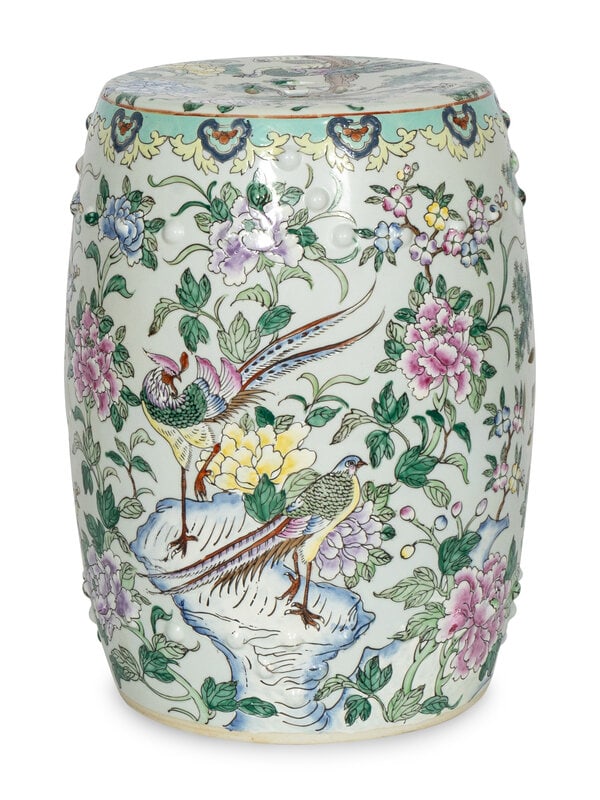 A Chinese Porcelain Garden Stool (1 of 5)