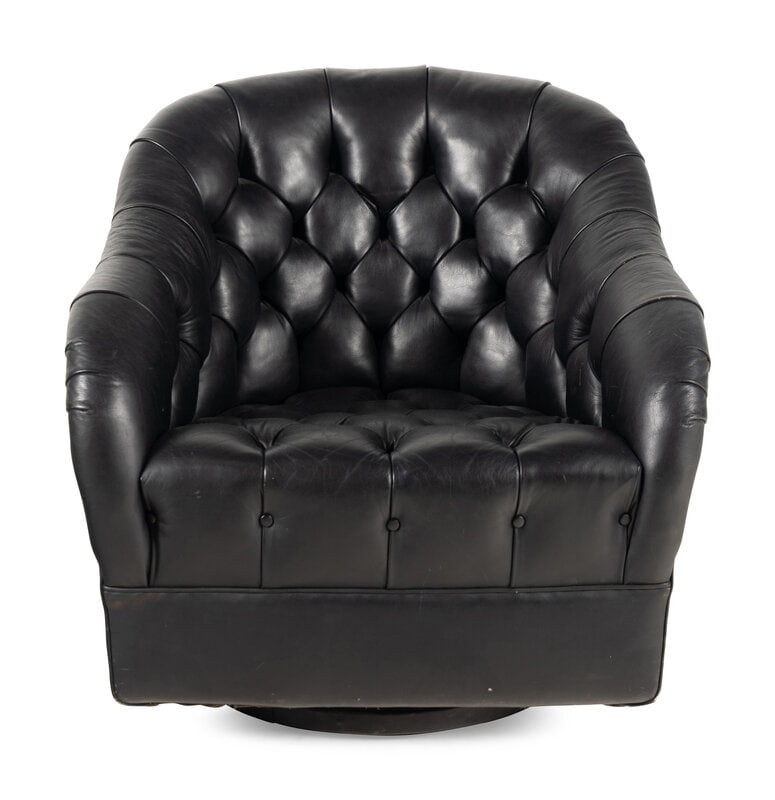 Ward Bennett (American, 1917-2003) Chair: Ward Bennett (American, 1917-2003) Chair 32 h x 30 w x 32 d in From the collection of Alan and Esther Saks Size 32 h x 30 w x 32 d in Condition seat height 16 in