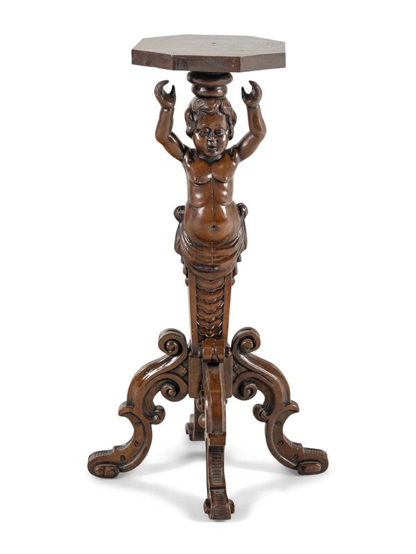 A Venetian Style Carved Figural Table (1 of 4)