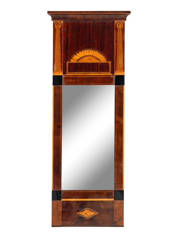 An Italian Neoclassical Marquetry Mirror (1 of 2)