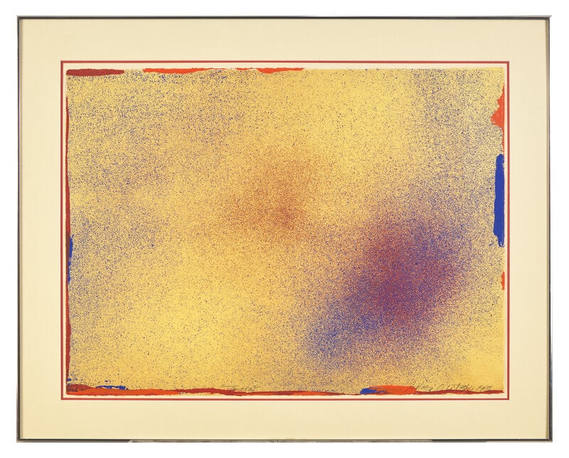 Jules Olitski (American, 1922-2007) Toora, 1968: Jules Olitski (American, 1922-2007) Toora, 1968 Color serigraph, on hand-painted ground, on Arches Cover signed, dated and numbered 50/125 in pencil 22 1/4 x 30 inches. This lot is located in Phi