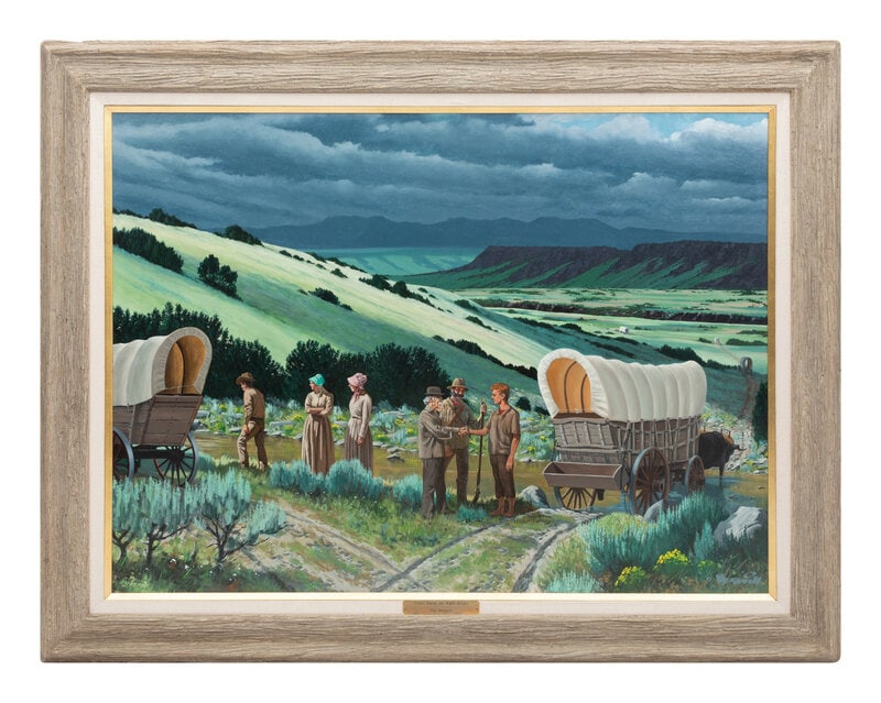 Roy Kerswill
(American, 1925-2002)
Trail Split at Raft River (1 of 3)