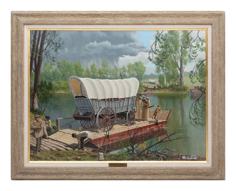 Roy Kerswill
(American, 1925-2002)
Kansas River Crossing (1 of 3)