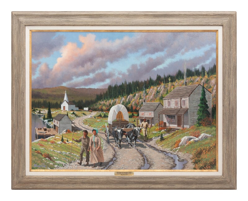Roy Kerswill
(American, 1925-2002)
Arrival In Oregon City (1 of 3)