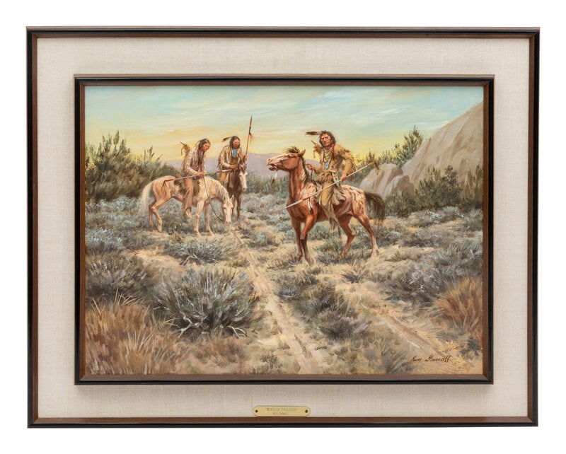 Ken Gunall
(American, 20th Century)
Wagon Tracks (1 of 3)