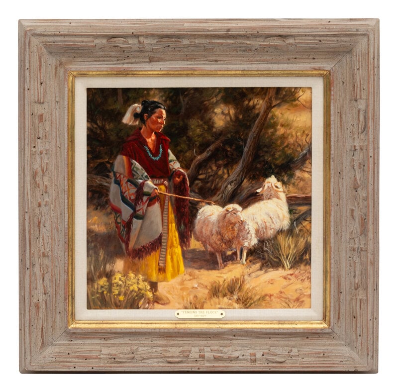 Gary Kapp
(American, b. 1942)
Tending The Flock (1 of 3)