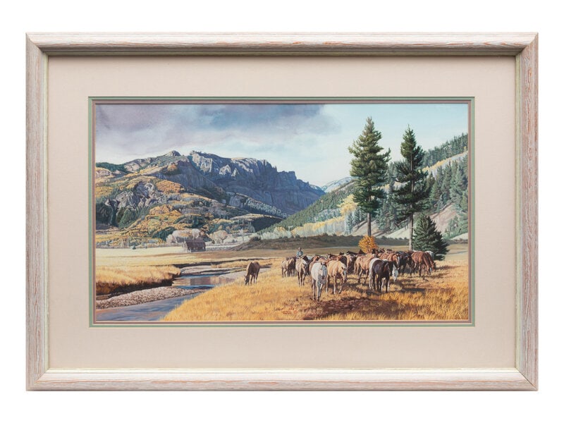 Wayne Justus
(American, b. 1952)
Land Of Golden Castles (1 of 3)