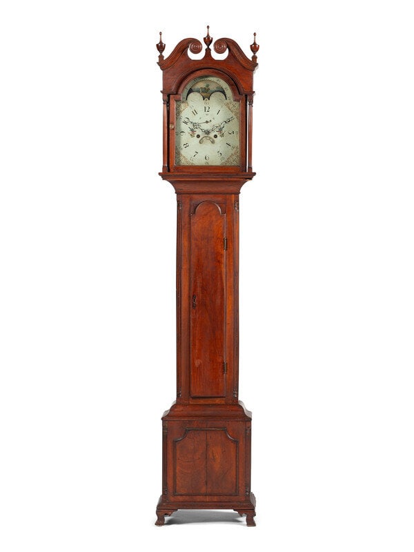 A Chippendale Cherrywood Tall Case Clock (1 of 20)