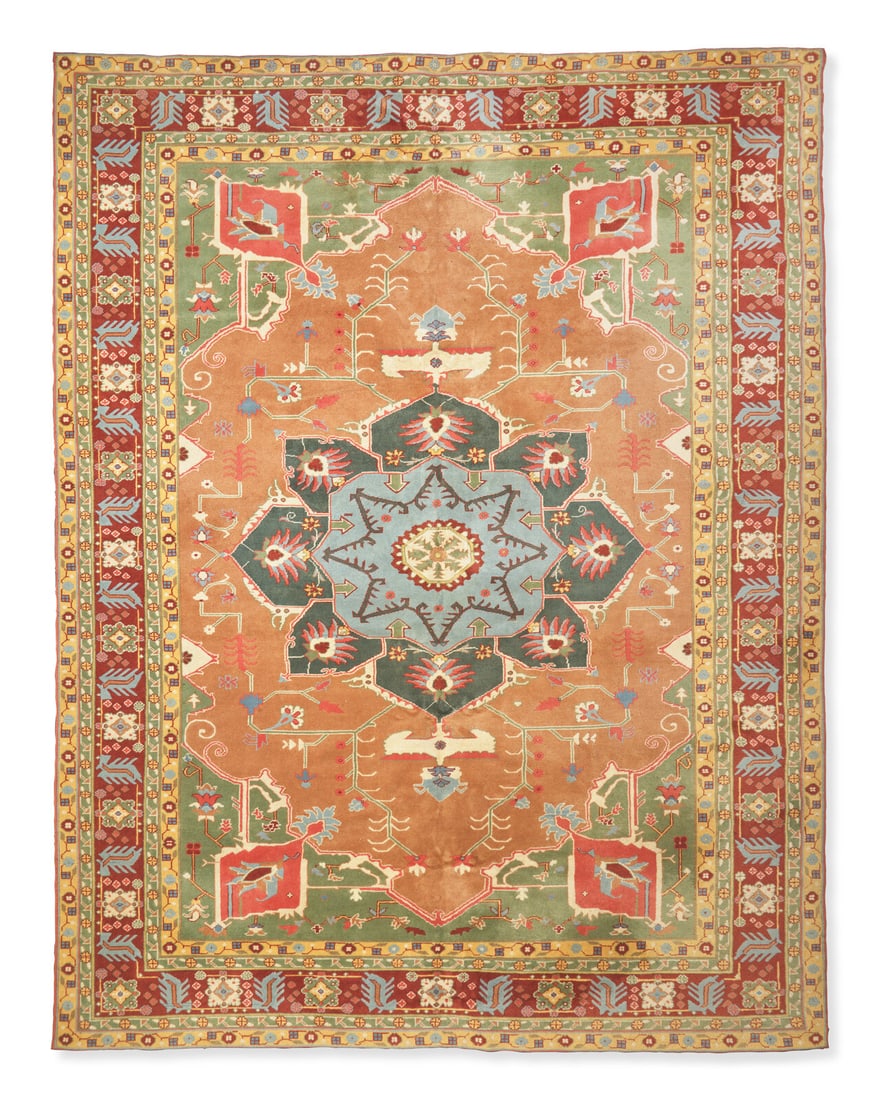 A Serapi Design Wool Carpet (1 of 2)