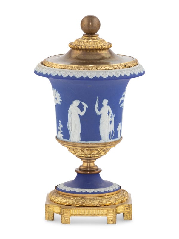 A Gilt-Bronze Mounted Wedgwood Jasperware Urn (1 of 8)