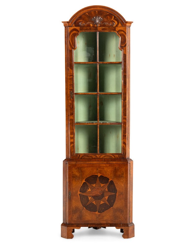A Dutch Oysterwood Corner Cabinet (1 of 10)