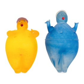 Giampaolo Amoruso  (Belgian, b. 1961) Two sculpted glass puppets