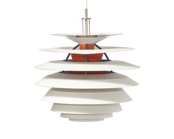 Poul Henningsen (Danish, 1894 – 1967) Contrast Ceiling Pendant Louis Poulsen Denmark,