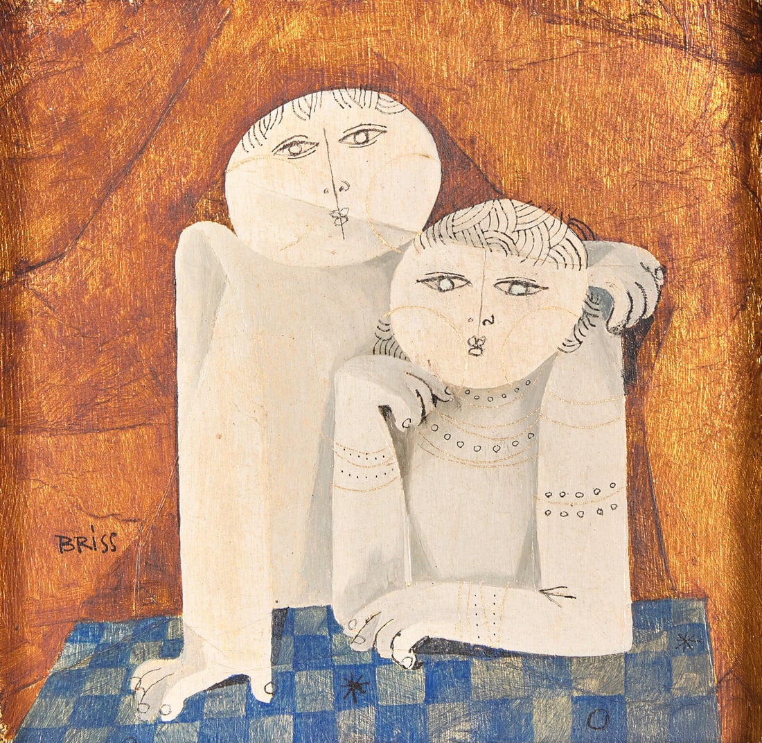 Sami Briss  (French, b. 1930) A Couple, 1971 (1 of 3)