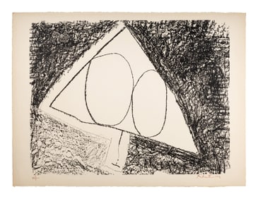 Robert Motherwell (American, 1915-1991) Madrid Suite G (from the Madrid Suite), 1965-1966