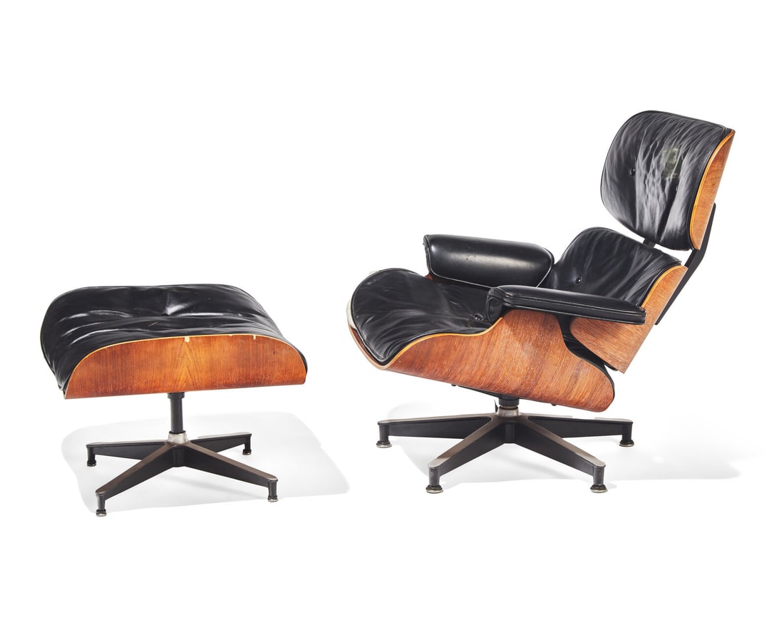 Charles and Ray Eames  (American, 1907–1978 | 1913–1988)  670 lounge chair and 671 (1 of 4)