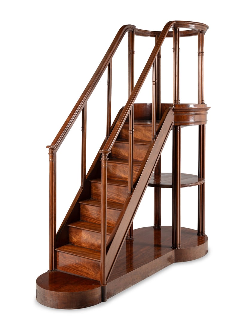 A William IV Mahogany Library Ladder (1 of 4)