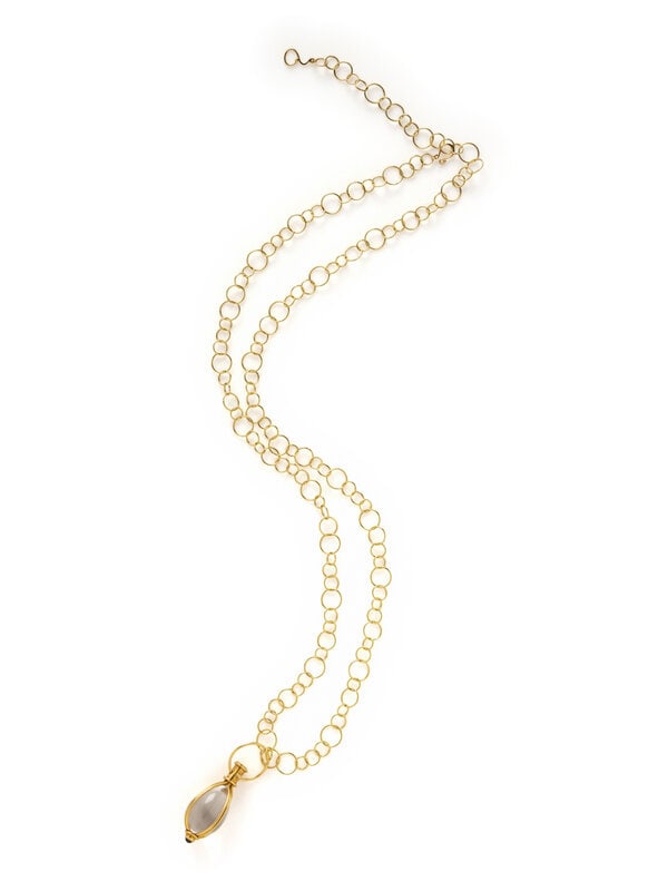 TEMPLE ST. CLAIR, YELLOW GOLD AND ROCK CRYSTAL PENDANT  (1 of 3)