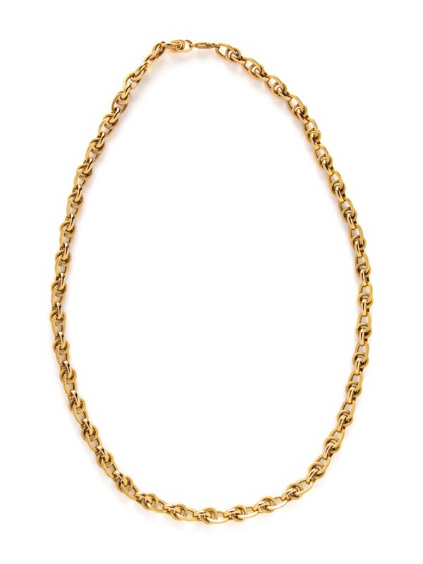 YELLOW GOLD LONGCHAIN NECKLACE (1 of 2)