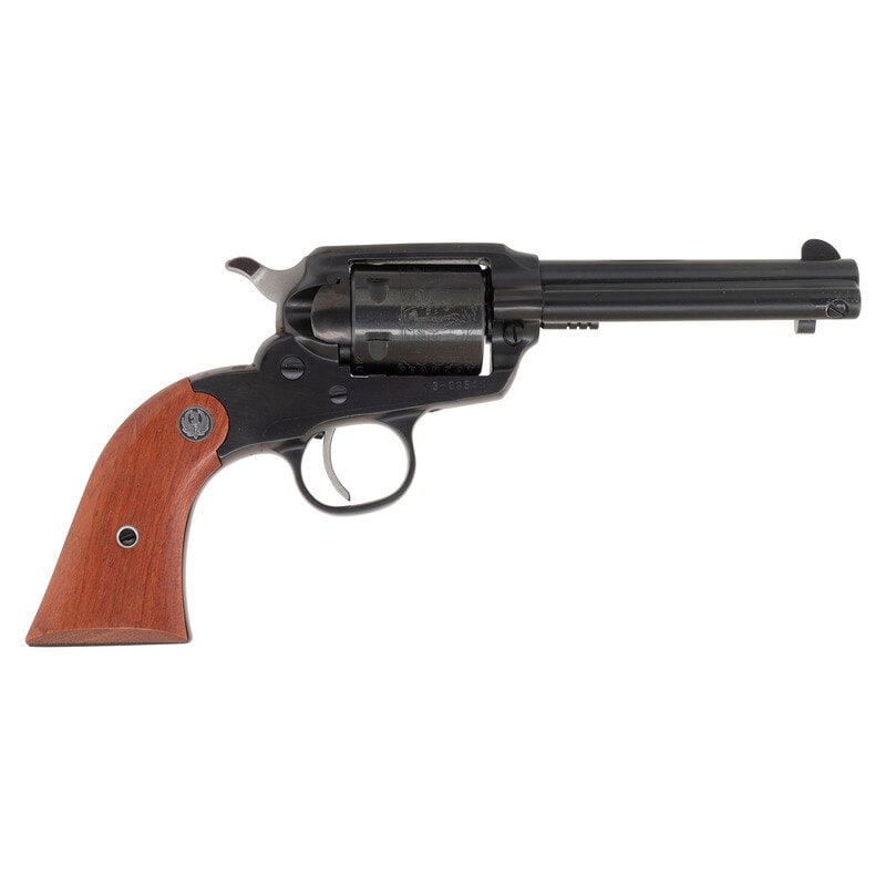*Ruger New Bearcat .22 Revolver - Not Functional: *Ruger New Bearcat .22 Revolver - Not Functional .22LR. 4" barrel. SN: 93-09548. Blued finish, smooth hardwood grips with Ruger logo medallions. Single action solid frame revolver with 6-chambered unf