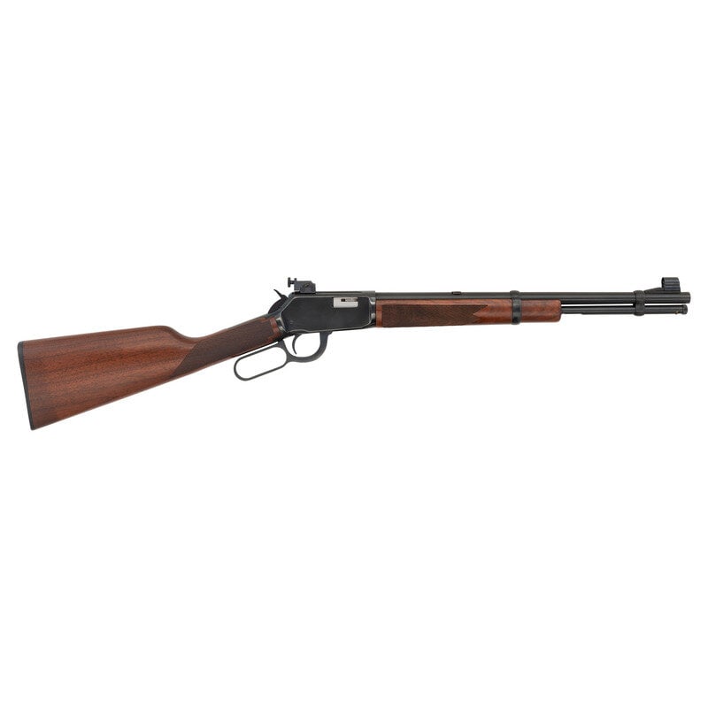 *Winchester Model 9422 Rifle with Aperture Rear Sight: *Winchester Model 9422 Rifle with Aperture Rear Sight .22L/LR. 16" barrel. SN: F737202. Blued finish, checkered straight grip hard wood stock and checkered forend. Lever action tubular magazine fed re