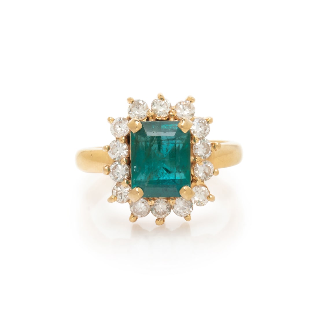 EMERALD AND DIAMOND RING (1 of 6)