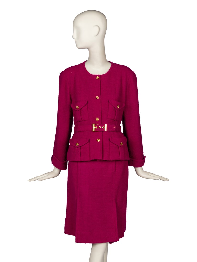 CHANEL, TWEED SKIRT SUIT (1 of 4)