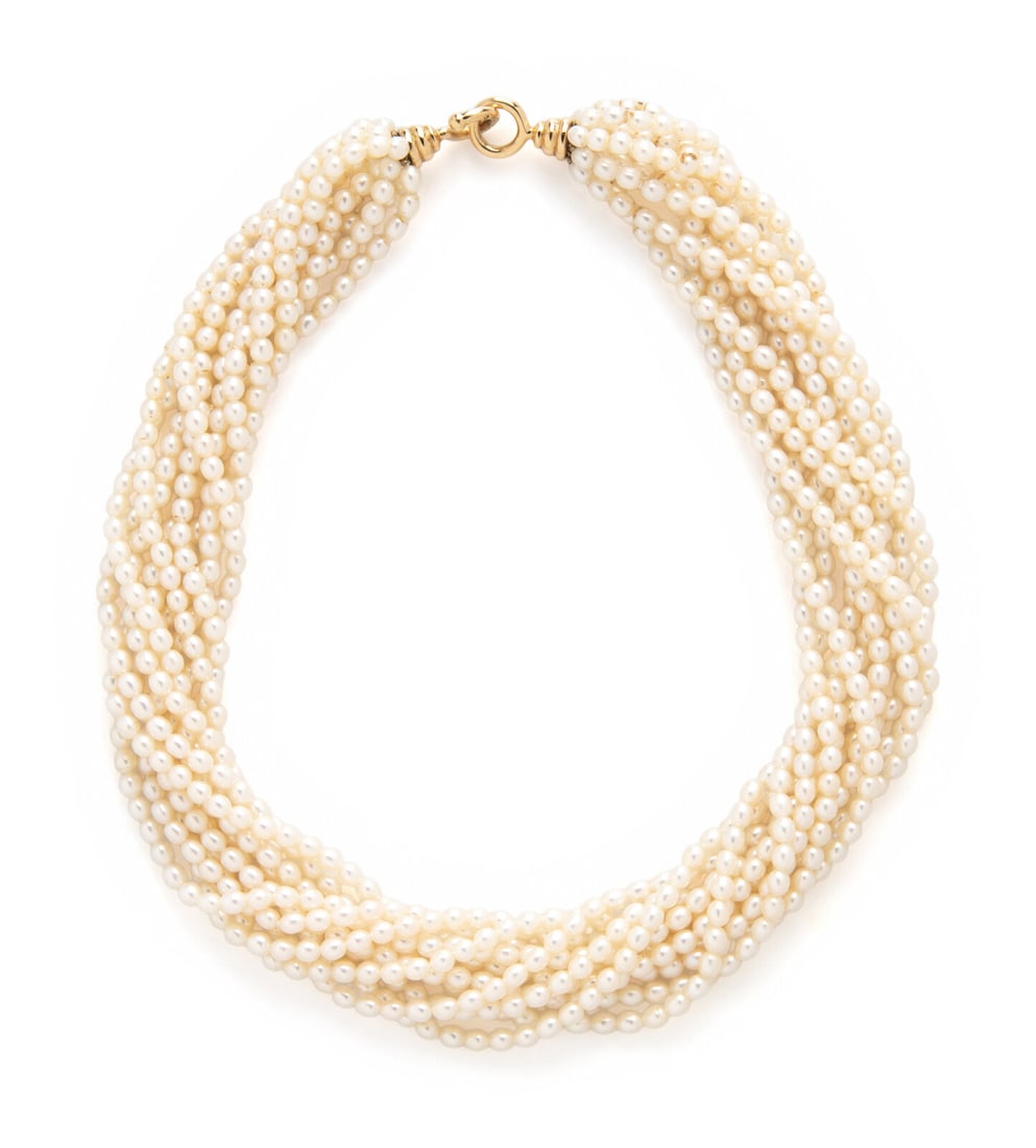 TIFFANY & CO., PALOMA PICASSO, CULTURED PEARL TORSADE NECKLACE (1 of 3)