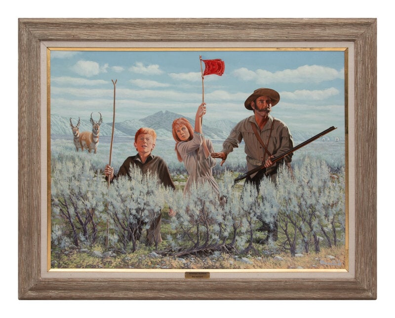 Roy Kerswill
(American, 1925-2002)
Antelope Hunters At Split Rock (1 of 3)