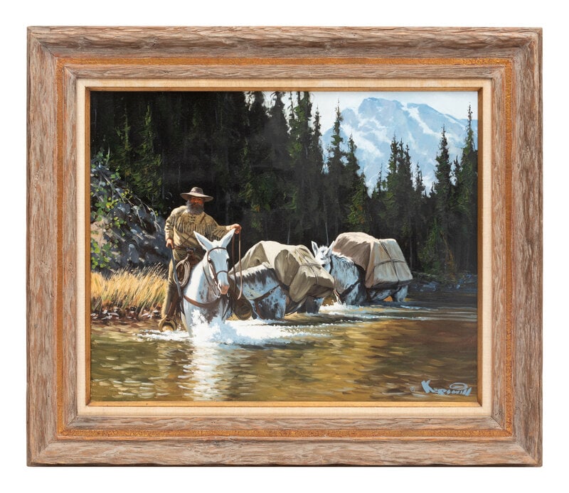 Roy Kerswill
(American, 1925-2002)
River Crossing (1 of 3)