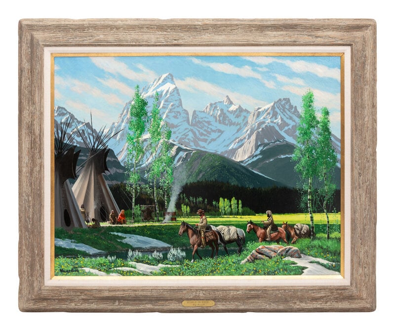 Roy Kerswill
(American, 1925-2002)
Return Of The Hunters (1 of 3)