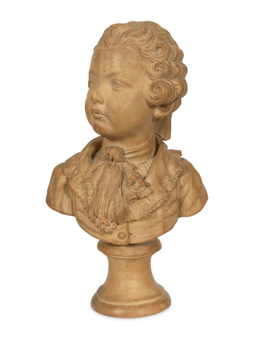 A French Terracotta Bust of a Boy (1 of 14)