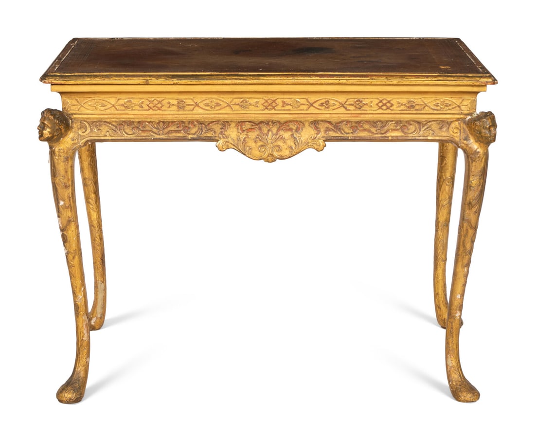 A George I Style Gilt Gesso Side Table (1 of 11)