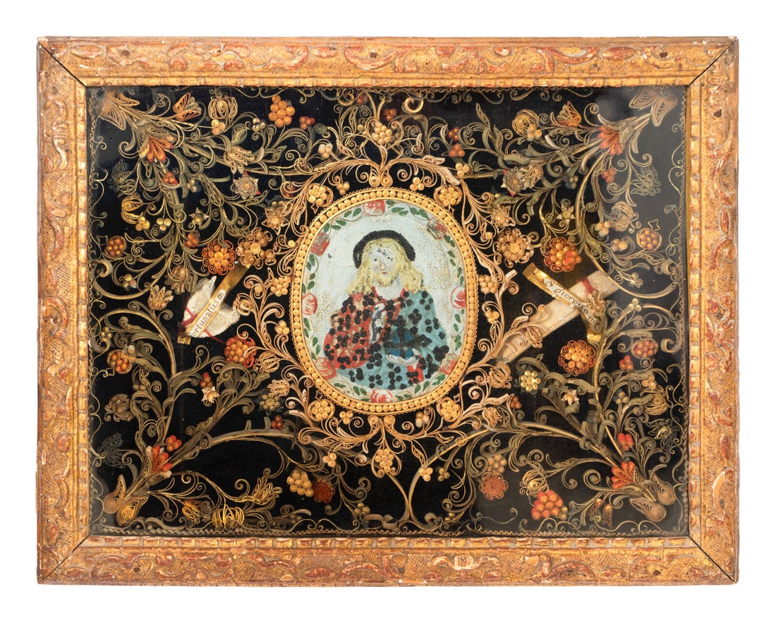 An English Rolled Paper and Painted Dough Diorama (1 of 14)