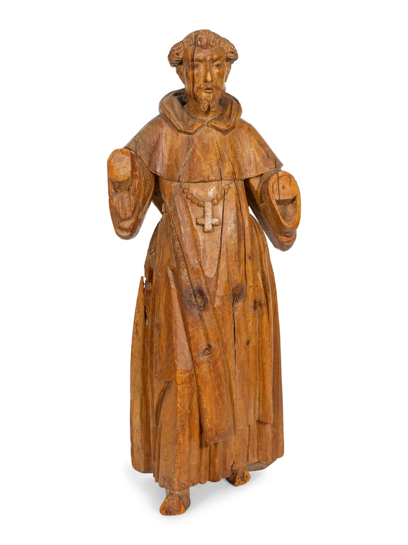 A Continental Carved Santos Figure (1 of 4)