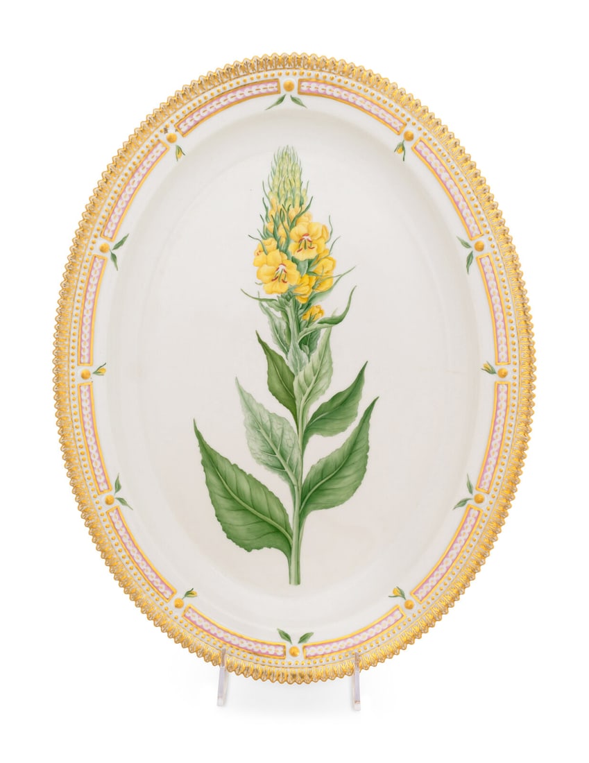 A Large Royal Copenhagen Flora Danica Oval Serving Platter (1 of 3)