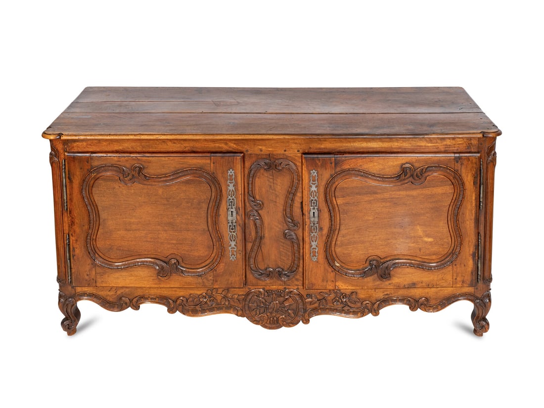A Louis XV Provincial Carved Walnut Buffet de Chasse (1 of 5)