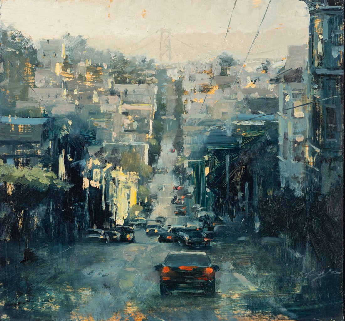 Hsin-Yao Tseng (Taiwanese, b. 1986) Russian Hill in Green, 2013 (1 of 4)