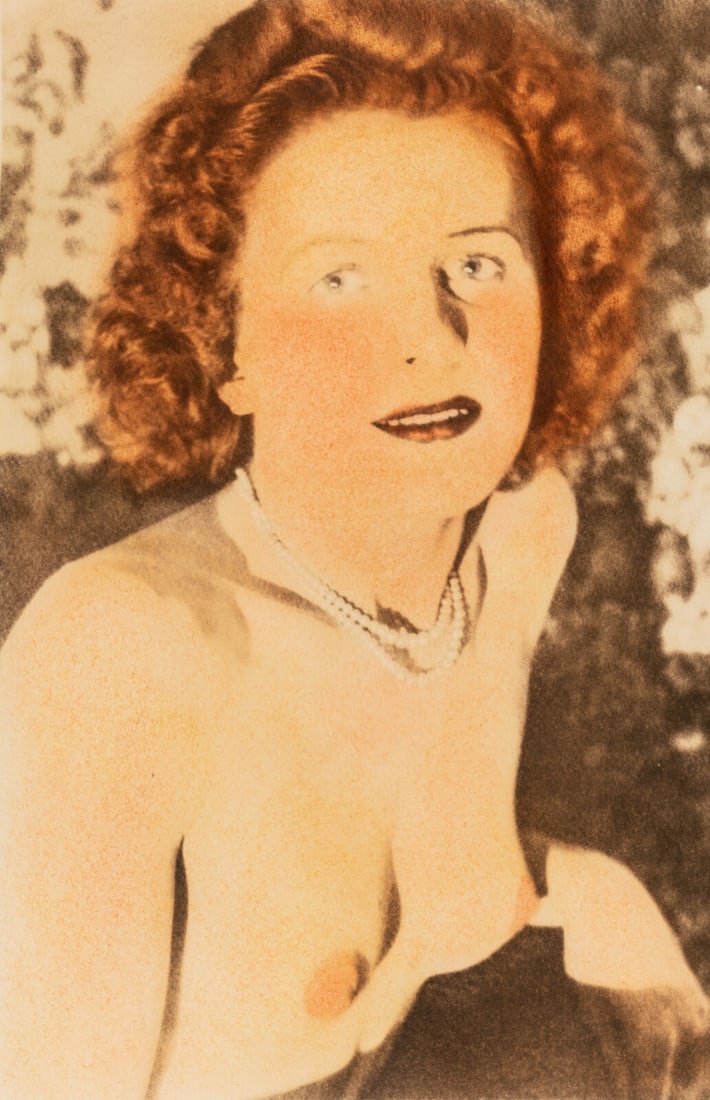 Eugene von Bruenchenhein  (American, 1910-1983) Untitled (Portrait of Marie) (1 of 2)