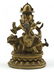 2579: A Sino-Tibetan Gilt Bronze Deity, Height 10 3/8 i