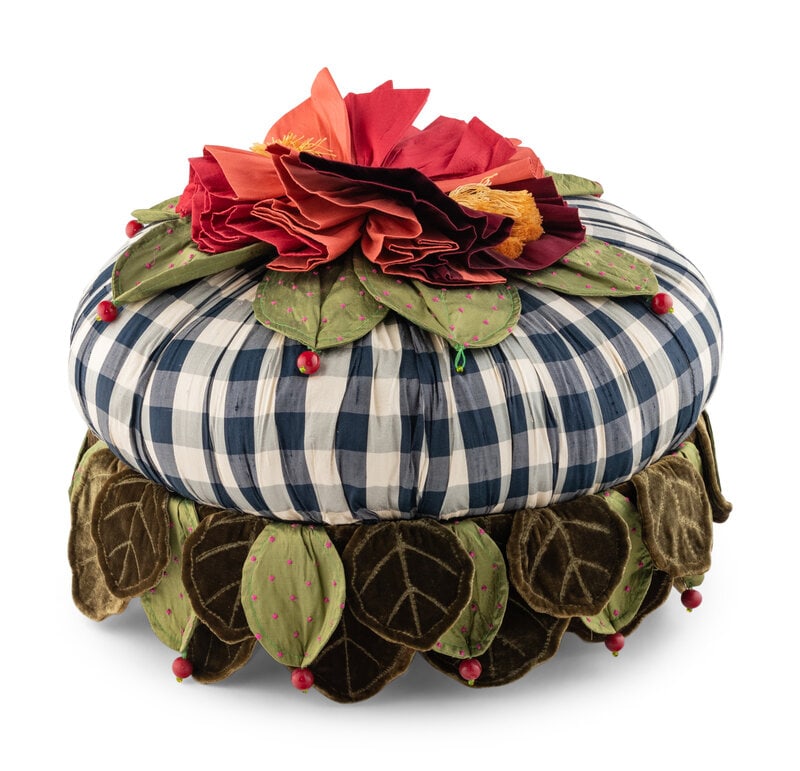 A Mackenzie Childs Footstool (1 of 2)