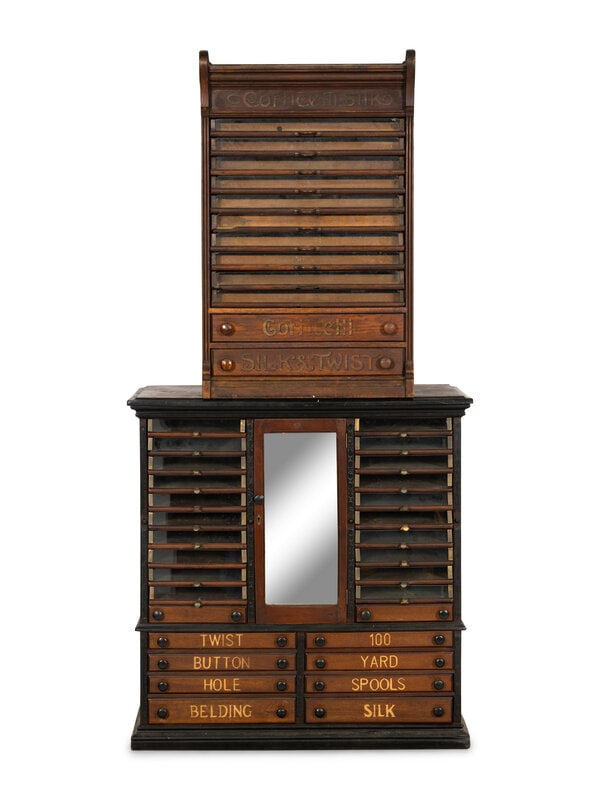 Two Victorian Spool Cabinets (1 of 2)